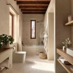 baño reformado en caserío de Euskadi por empresa de Eibar