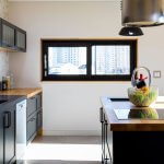 cocina moderna reforma integral y ventanas en Eibar